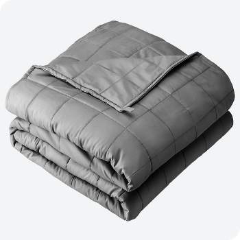 7 lb 40" x 60" Weighted Blanket Light Grey by Bare Home