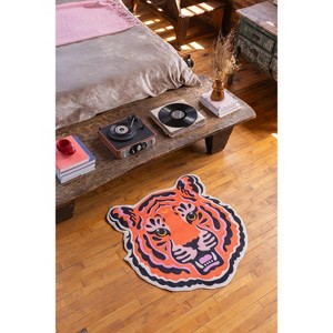Lany Space Jessica Miller Funky Statement Tiger Rug - 1 of 4