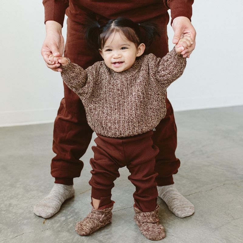 Goumi Baby Organic Chunky Knit Sweater, 4 of 8