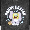 Men's - SpongeBob Squarepants - Hoppy Easter Graphic Fleece Sweatshirt - 2 of 4