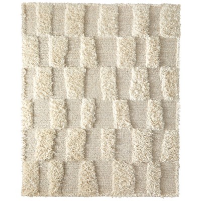 Ashby Transitional Geometric Ivory Area Rug