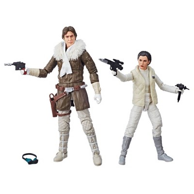 Star Wars The Black Series Han Solo and Princess Leia Organa Hascon Exclusive Figures