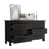 XIYUYEU Dresser for Bedroom with Black Metal Grooved Handles,Modern Freestanding Chest of Drawers for Bedroom - 2 of 4