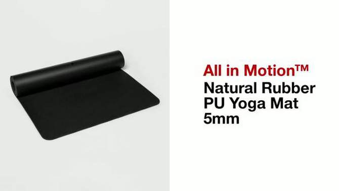 Natural Rubber PU Yoga Mat 5mm - All In Motion&#8482;, 2 of 9, play video