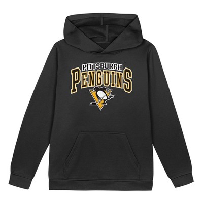 NHL Pittsburgh Penguins Boys' Fleece Hooded Sweatshirt