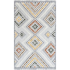 Nuloom Marceline Colorful Modern Diamond Fringe Indoor Area Rug - 1 of 4