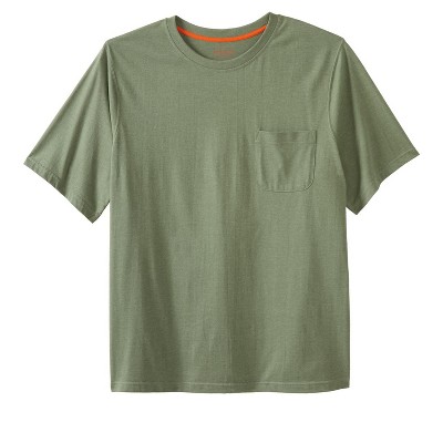 Boulder Creek by KingSize  Heavyweight Crewneck Pocket T-Shirt