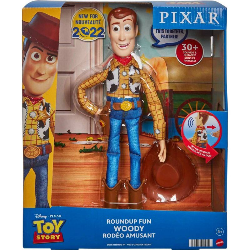 Disney Pixar Toy Story Roundup Fun Woody Action Figure, 3 of 13
