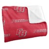 California State University, East Bay Logo Pattern Silky Touch Blanket White 50x60 - 3 of 4