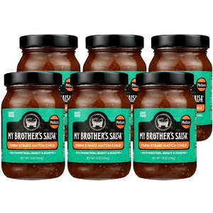 My Brother's Salsa Farm Stand Hatch Chile Medium Salsa - Case of 6/16 oz - 1 of 4