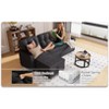 TiranisuBest Linen Fabric Reversible Sectional Sofa Bed with Storage Chaise–Pull-Out Sleeper and Removable Backrest for Modern Living Rooms - 3 of 4