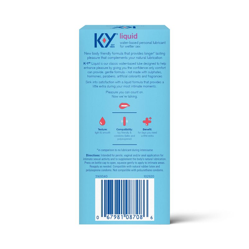 K-Y Liquid Personal Liquid Lube - 2.4 fl oz, 3 of 11