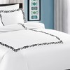 Linen Classique 320TC Embroidered Hotel Style - White/Black - 3 of 3