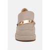 Morgan Metallic Embellishment Leather Platform Loafers - 2 of 4