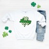 Simply Sage Market Women's Graphic Sweatshirt Lucky Cursive Shamrock - 3 of 3