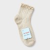 Girls' 2pk Sparkle Dressy Ankle Socks - Cat & Jack™ - 2 of 3