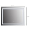 SEVOBAL Bathroom Vanity Mirrors Modern Wall Mounted Mirror Secure Installation Premium Construction Durability, Clear, 31.5"*23.5"*1" - 3 of 4