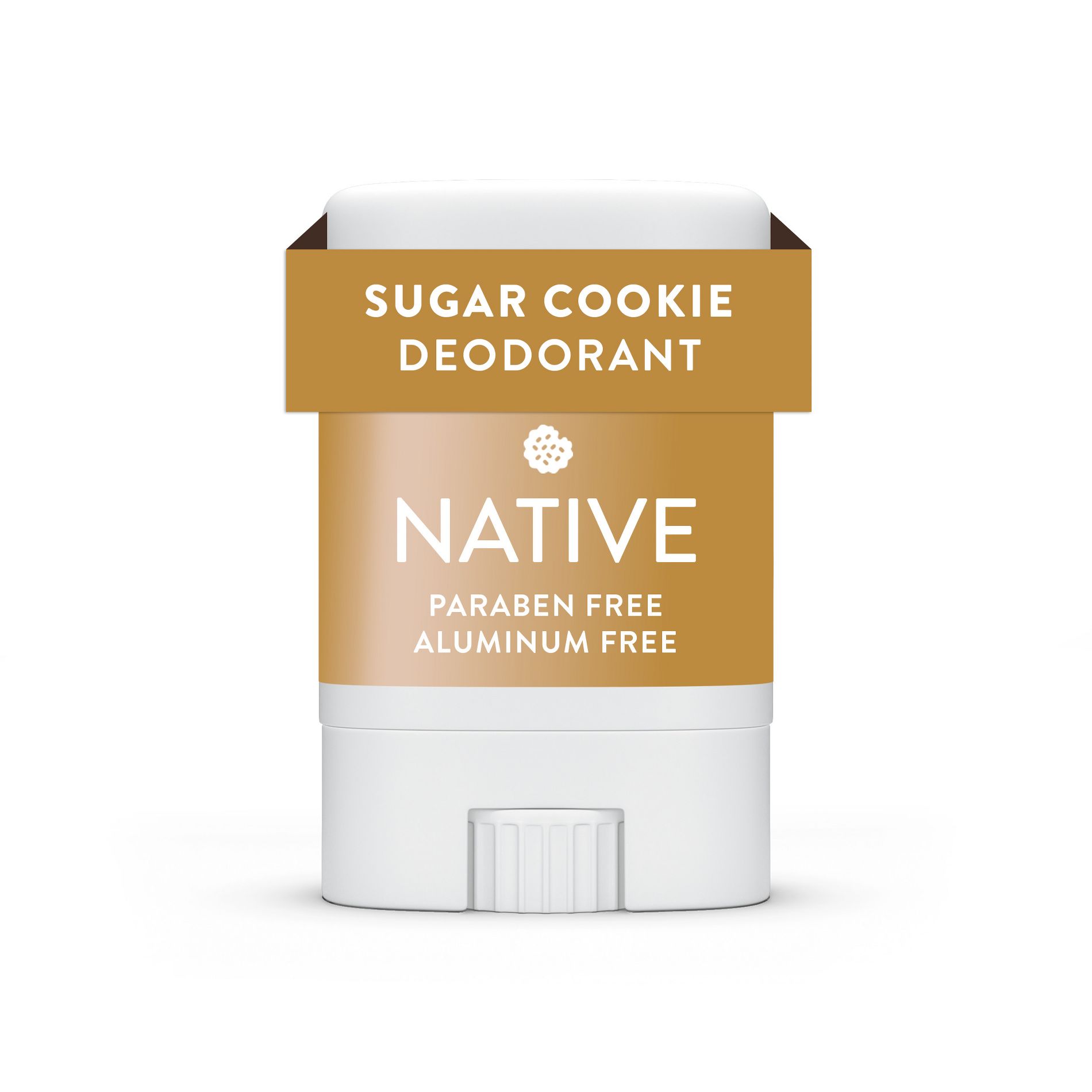 Native Limited Edition Holiday Aluminum-Free Mini Deodorant - Travel Size - Sugar Cookie - 0.35oz
