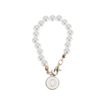 Unique Bargains Imitation Pearl Chain Round Water Cup Pendant 1 Pc