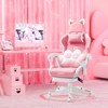 YOOCOZZ Cute Cat Gaming Chair with Paw Lumbar Cushion for Girl Teen Woman - 2 of 4