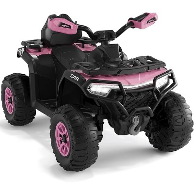 12V Kids Ride-On Electric ATV, Electric ATV Ride On Toy for Boy and Girl, Electric Vehicle ATV Car with 4-Wheeler Bluetooth Audio