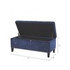 NicBex Modern 42" Storage Bench Upholstered Accent Stools with Tufted Top for Bedroom and Entryway - image 2 of 4