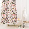 Heather Dutton Home For The Holidays Blush Shower Curtain - Deny Designs: Festive Bathroom Decor, Machine Washable - image 2 of 2