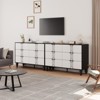 Whizmax 6-Drawer Chest of Drawers for Bedroom, Wooden Bedroom Drawer Dresser with 6 Storage Drawers - 3 of 4