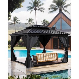 Hardtop Gazebo 10'x12' for All Weather - 1 of 4