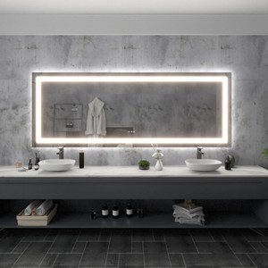 LED Front Light and Backlit Mirror - 1 of 4