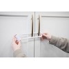 Regalo Home Safety Sliding Locks Cabinet Handle Lock Baby Proofing Lock Child Safety Cabinet Latch - White - 3 of 4