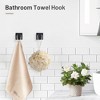 5 Pieces Bathroom Hardware Set, Brushed Nickel Bathroom Accessories, Bathroom Towel Bar Set, 23.6 Inch - 4 of 4