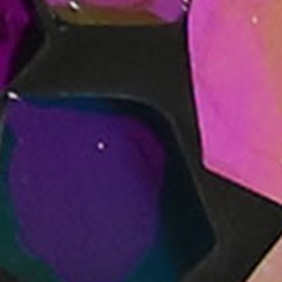 iridescent purple mosaic