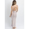 Women's NEWPORT MULTI-STRIPED COVERUP DRESS - Blue Blush - 3 of 3