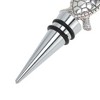 Unique Bargains Bottle Stoppers Aluminum Alloy TPE Black Silver Tone 4.61"x1.77"x0.79" 1 Pc - 3 of 3