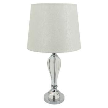 SAGEBROOK HOME 23.75" Crystal Bulb Table Lamp Clear