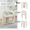 NicBex Set of 2 Modern Accent Chair,Teddy Barrel Side Chairs,Upholstered Armchair for Bedroom,Reading Room - 4 of 4