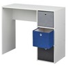 Student Writing Desk with 3 Fabric Bins - Buylateral - image 4 of 4