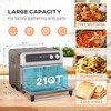 Ca'Lefort Air Fryer Toaster Oven, 21 Qt 8-In-1 Convection Oven Countertop, Broil, Toast, Stainless Steel Finish - 2 of 4