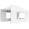 vidaXL Professional White Folding Party Tent-14.8'x9.8'-UV Protected-Oxford Fabric & Aluminum Alloy Frame - 3 of 4