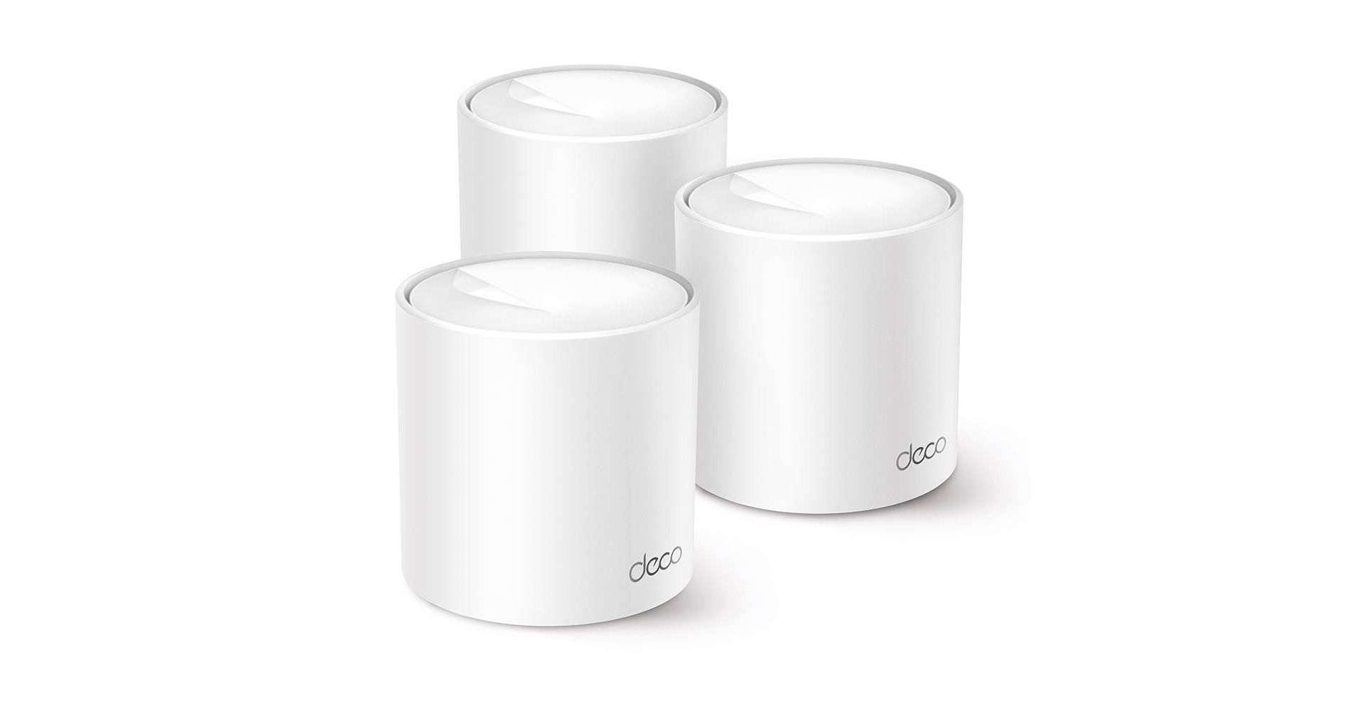 TP-Link AX1500 Whole Home Mesh Wi-Fi 6 3pk System: Gigabit Ethernet, Parental Controls