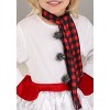 HalloweenCostumes.com 4T Girl Toddler Costume Snowgirl, White/Gray/Red - 4 of 4