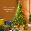 6 FT Tall PreLit Artificial Christmas Tree with Realistic Branches, 250 Warm White LED Lights and 1000 Tips - 4 of 4