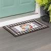 Evergreen Butterfly Welcome Wreath Sassafras Indoor Outdoor Switch Doormat 1'10"x10" Multicolored - 2 of 3