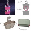 Evideco French Home Goods Hanging Shower Caddy Basket with Hook - Space-Saving Bathroom Organizer - Rustproof - 4 of 4