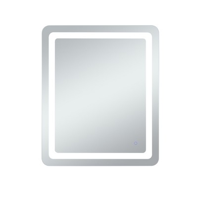 Elegant Lighting Genesis 30in x 36in soft edge LED mirror