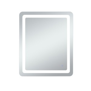 Elegant Lighting Genesis 30in x 36in soft edge LED mirror - 1 of 4