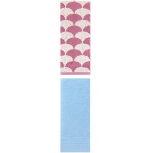 REGALWOVEN Soft Absorbent Bathroom Decorative Hand Towels for Drying 14" x 30"/13" x 29" 2 Pcs - 1 of 4