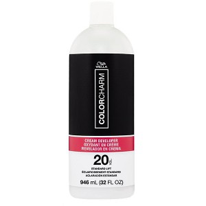 Wella Color Charm CREME Developer 20 VOLUME / 6%  (32 OZ XXL LITER) Cream Haircolor Activator Hair Color Dye - 1 of 2