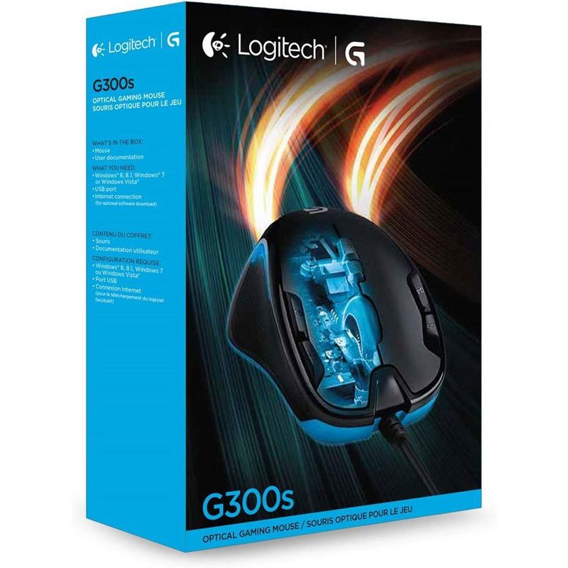Logitech G300s Optical Ambidextrous Gaming Mouse, 4 of 5